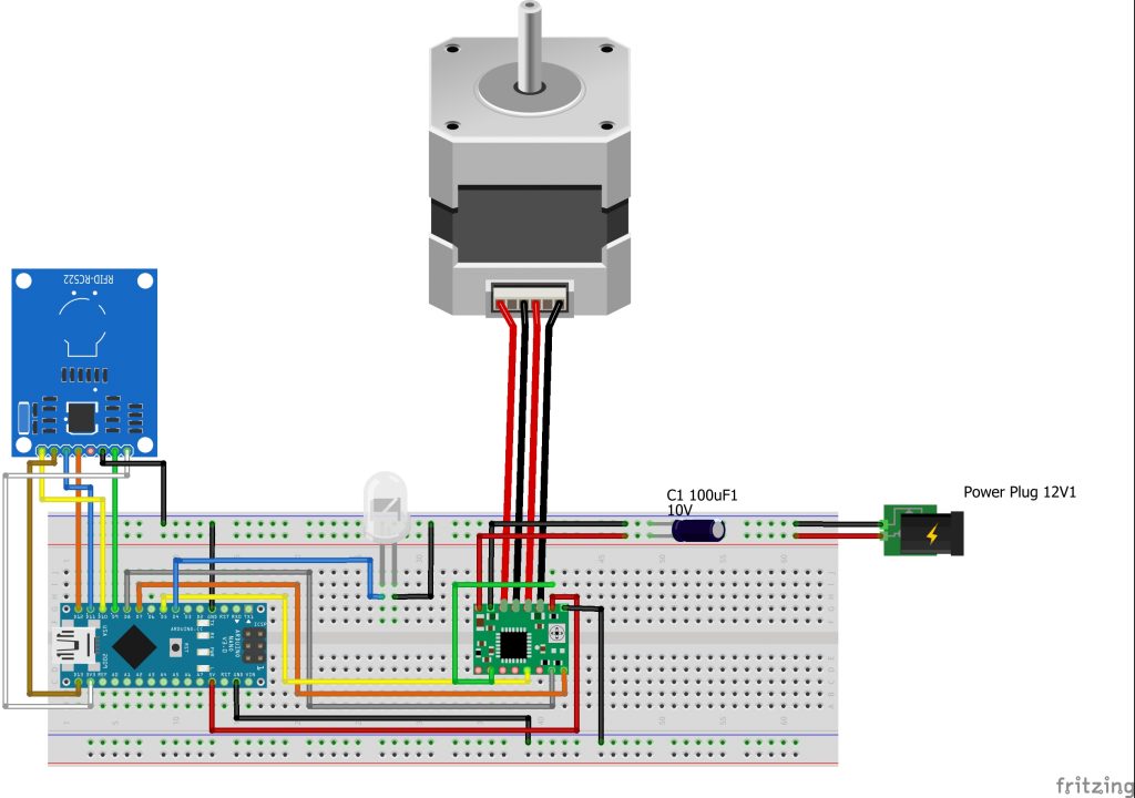 Схема подключения rfid rc522 к arduino nano